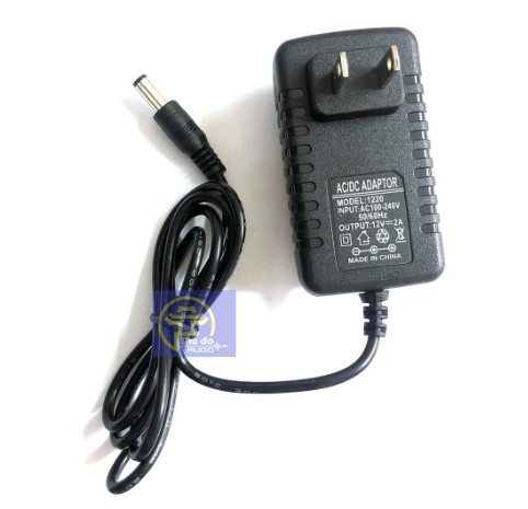 Sạc nguồn adapter 12V- 2A chân thường