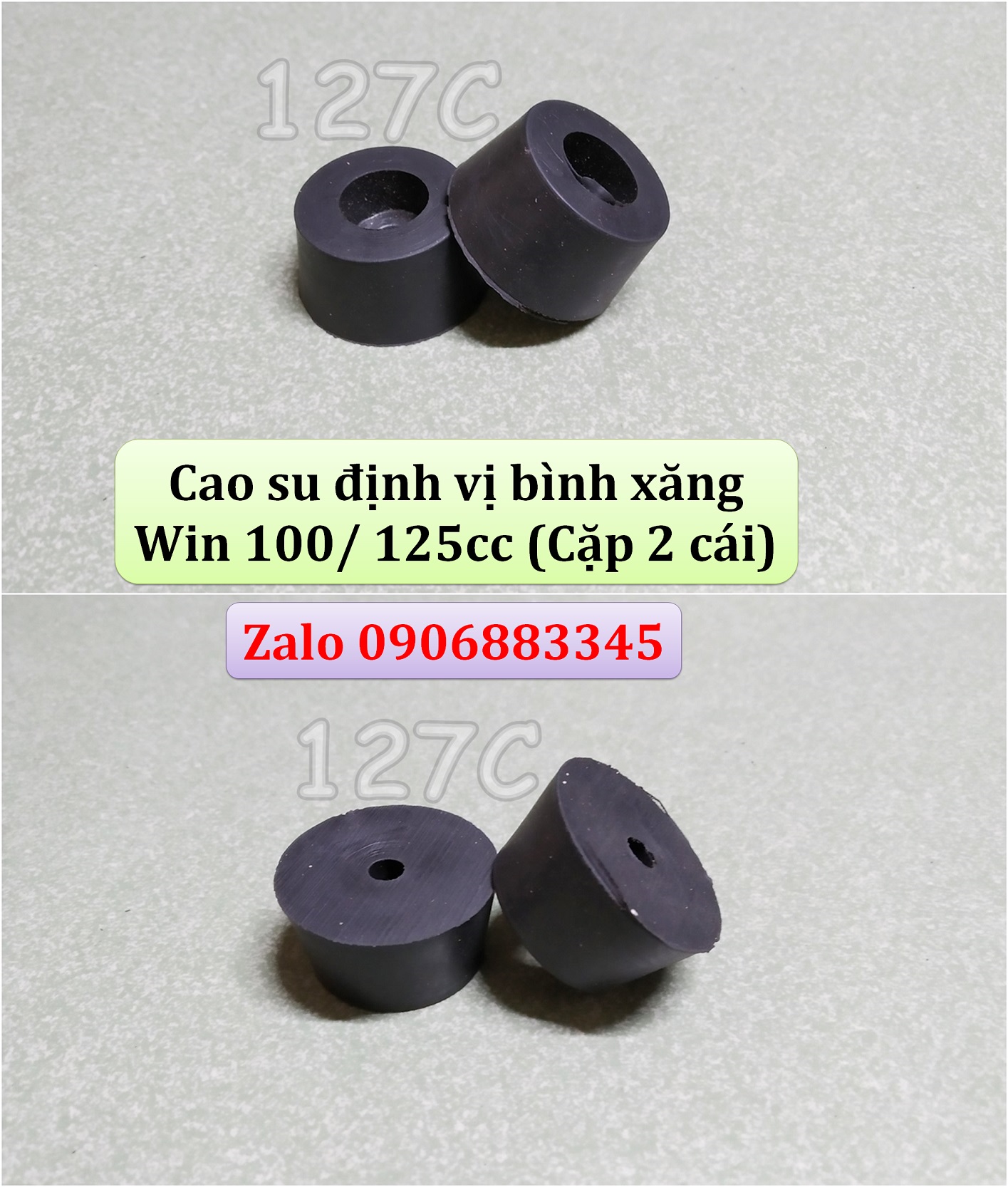 [HCM] Cao su định vị bình xăng Win 100/ 125cc (Cặp 2 cái)