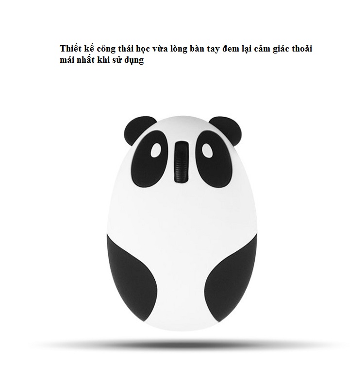 Chuột Không Dây Mini Panda Mouse - PHÍM CHUỘT 365