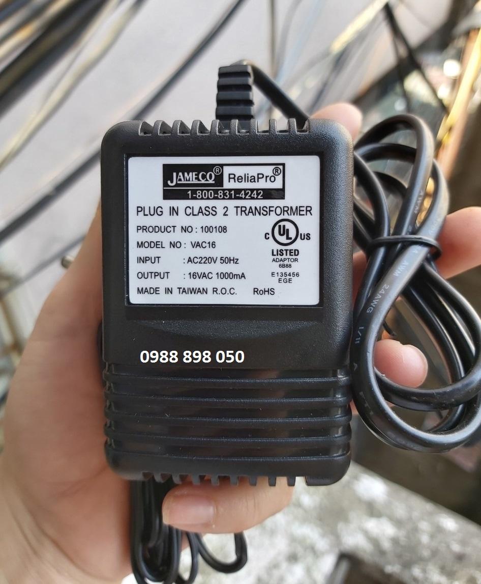 Bộ nguồn xoay chiều AC 16v 1000ma cao cấp