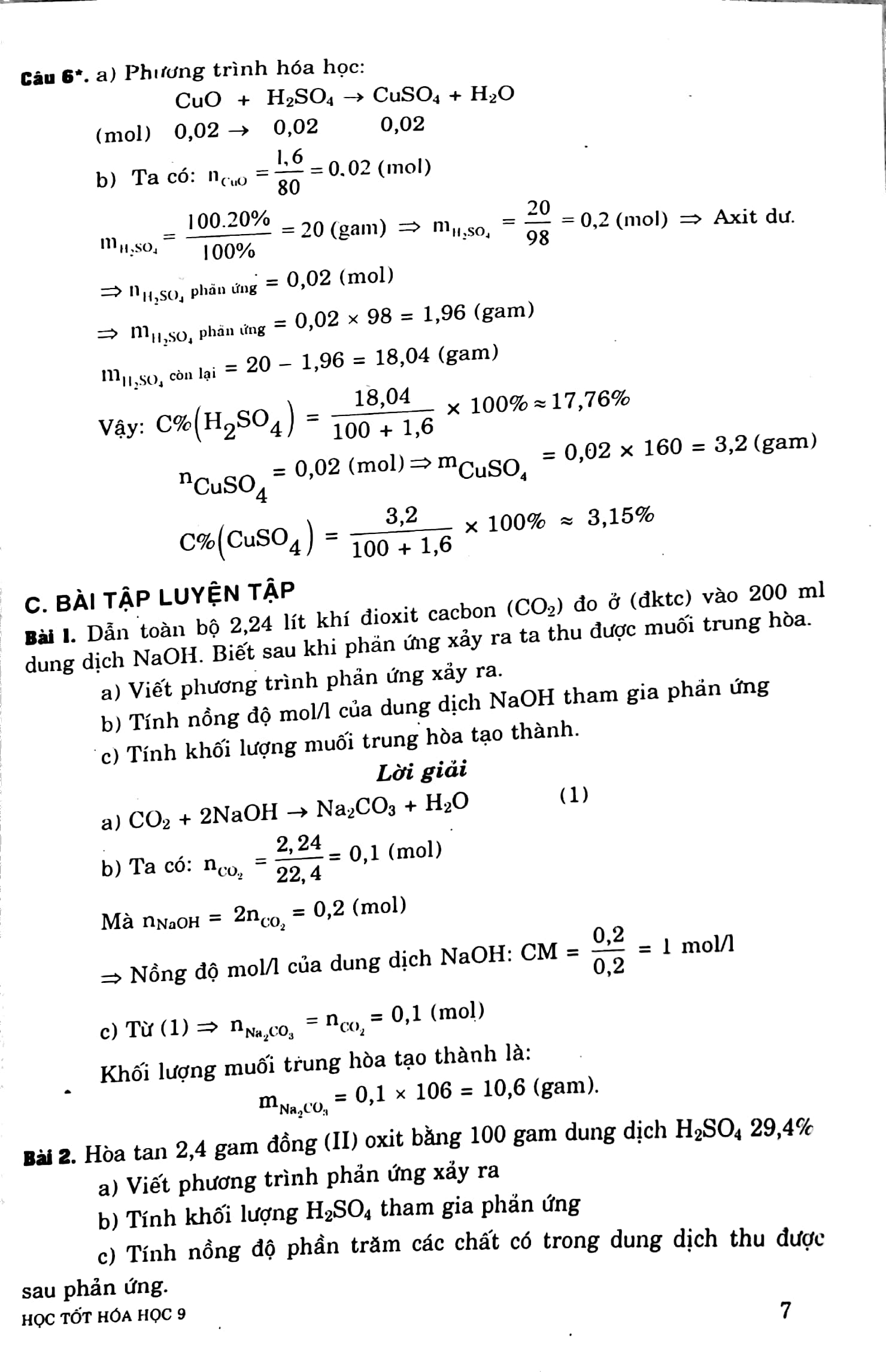 Fahasa - Học Tốt Hóa Học 9