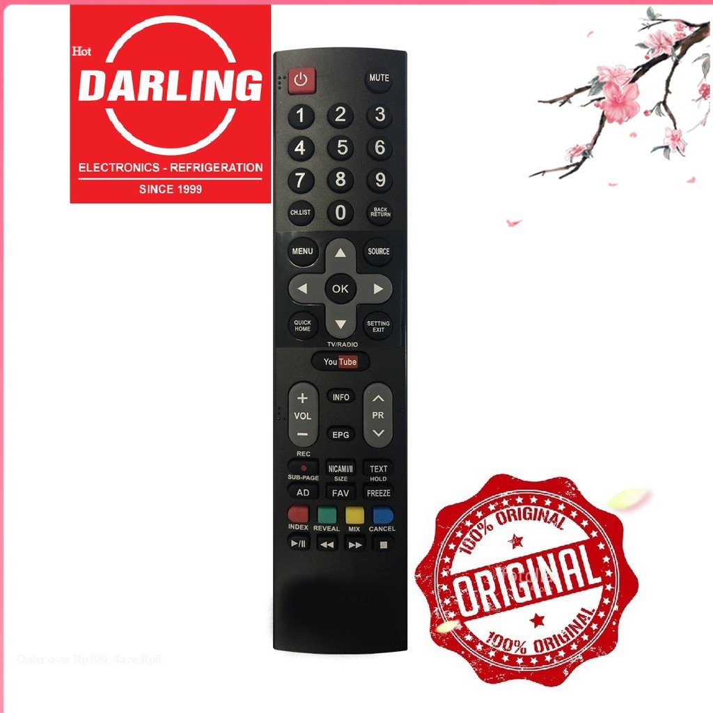 REMOTE ĐIỀU KHIỂN TIVI DARLING SMART MẪU 3 [Cam kết chất lượng, BH 6 tháng]