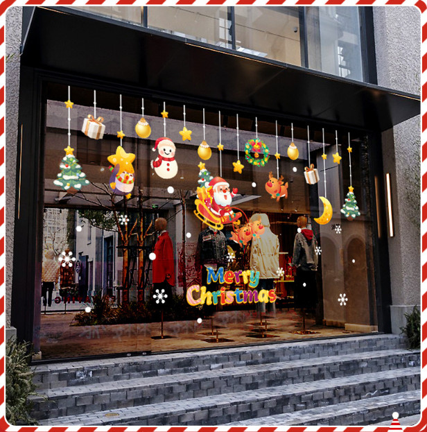 Decal decoration Noel-wired curtain bathroom decor accessories