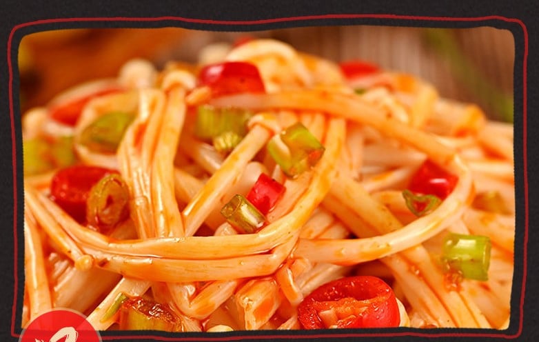 [COMBO 5 GÓI] Nấm Kim Châm Sốt Cay - Siêu Ngon Gói 22gr