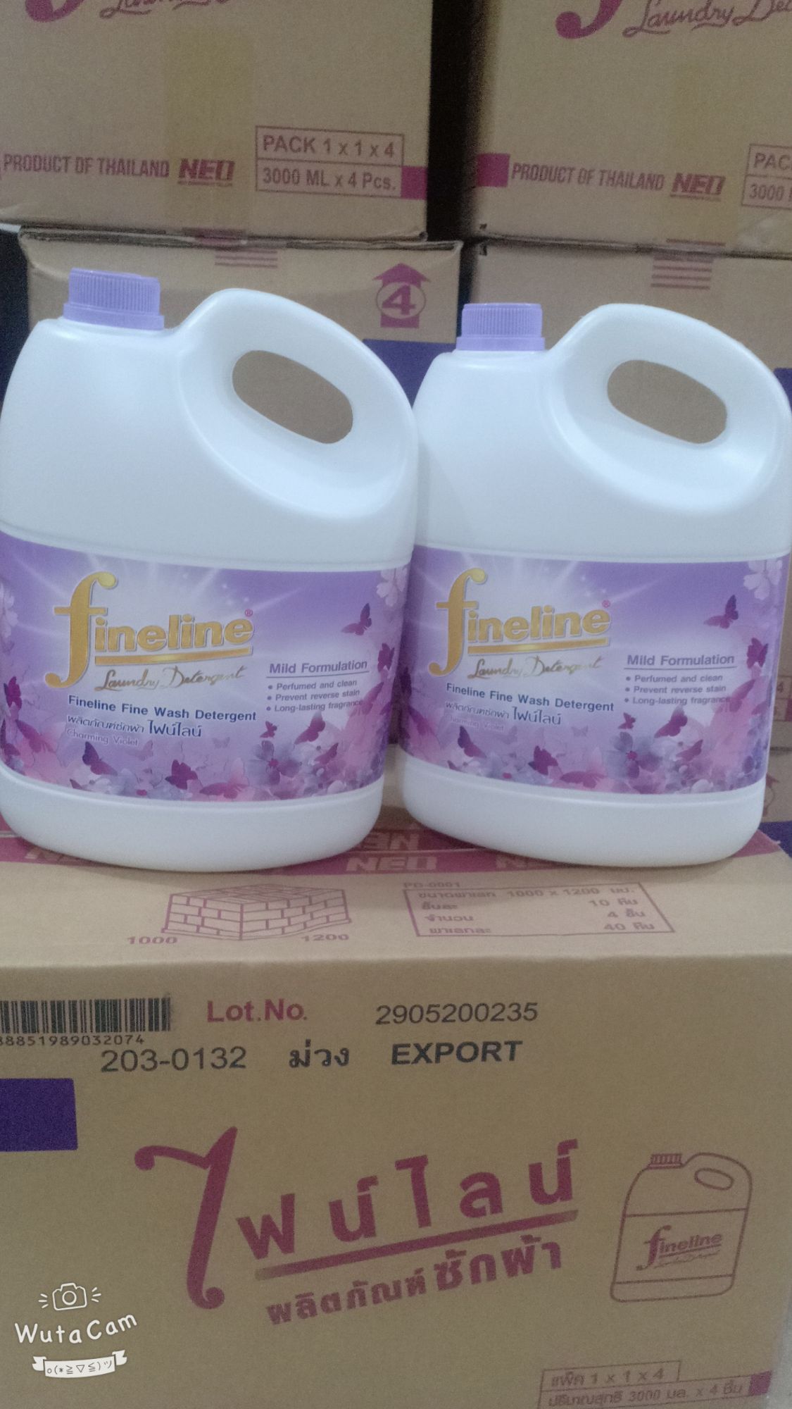 Combo 4 can nước giặt Fineline đậm đặc siêu thơm can 3 lit