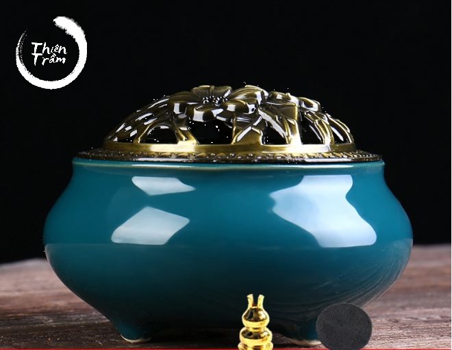 Lư Men Xông Trầm - Lư Trầm Gốm Cao Cấp (chọn mẫu)
