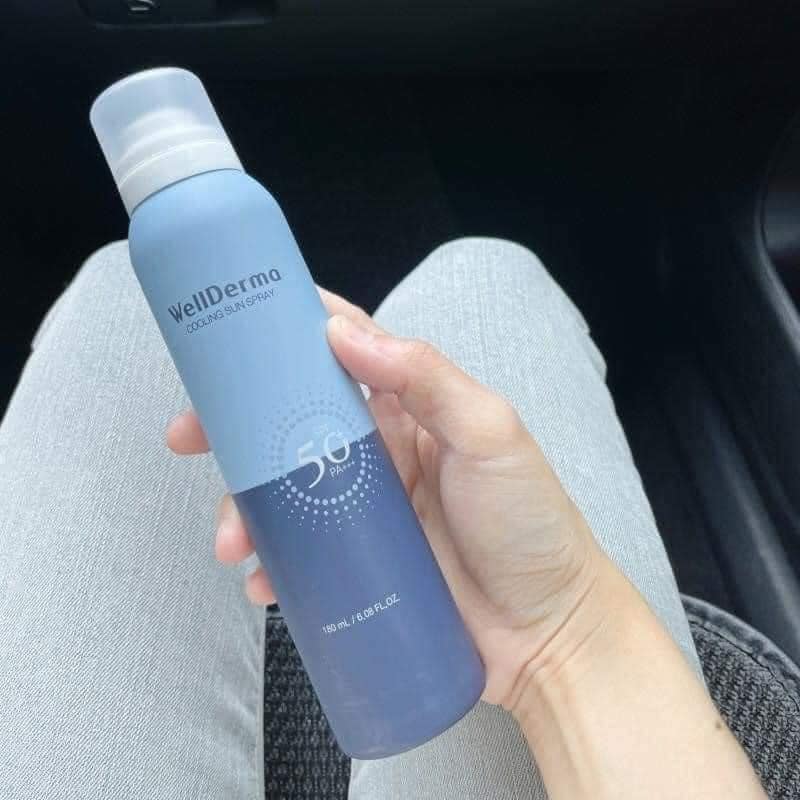 Xịt Chống Nắng Toàn Thân Wellderma 180ml