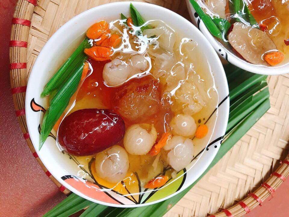 ( ảnh thật + video ) set chè dưỡng nhan 10 đến 15 người ăn _tinhhoatrathaomoc