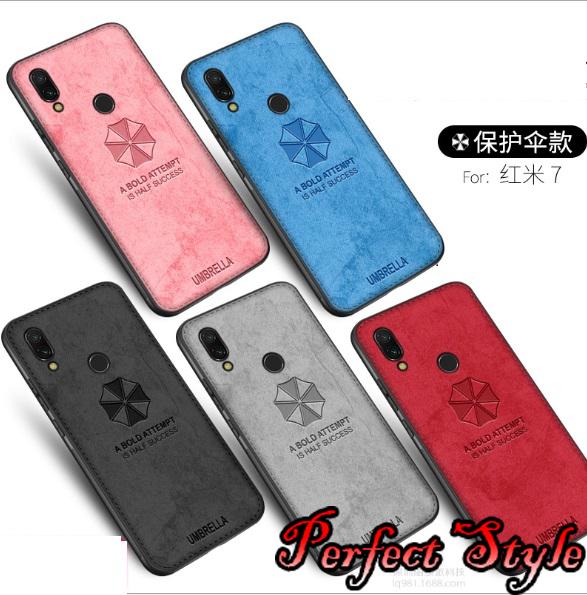 Ốp Lưng Xiaomi Redmi 7 Vân Vải Jean Cao Cấp ( 626")