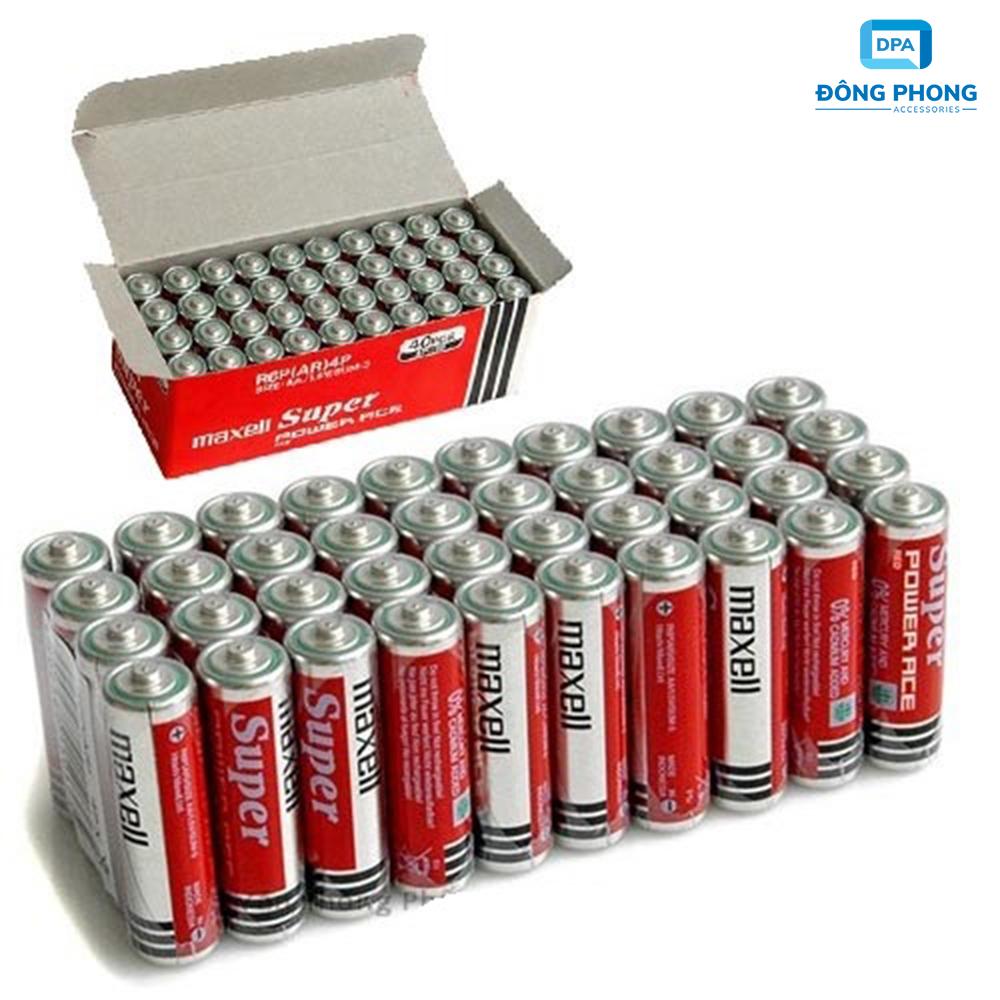 Vỉ 4 Viên Pin Tiểu Maxell AA Chính Hãng
