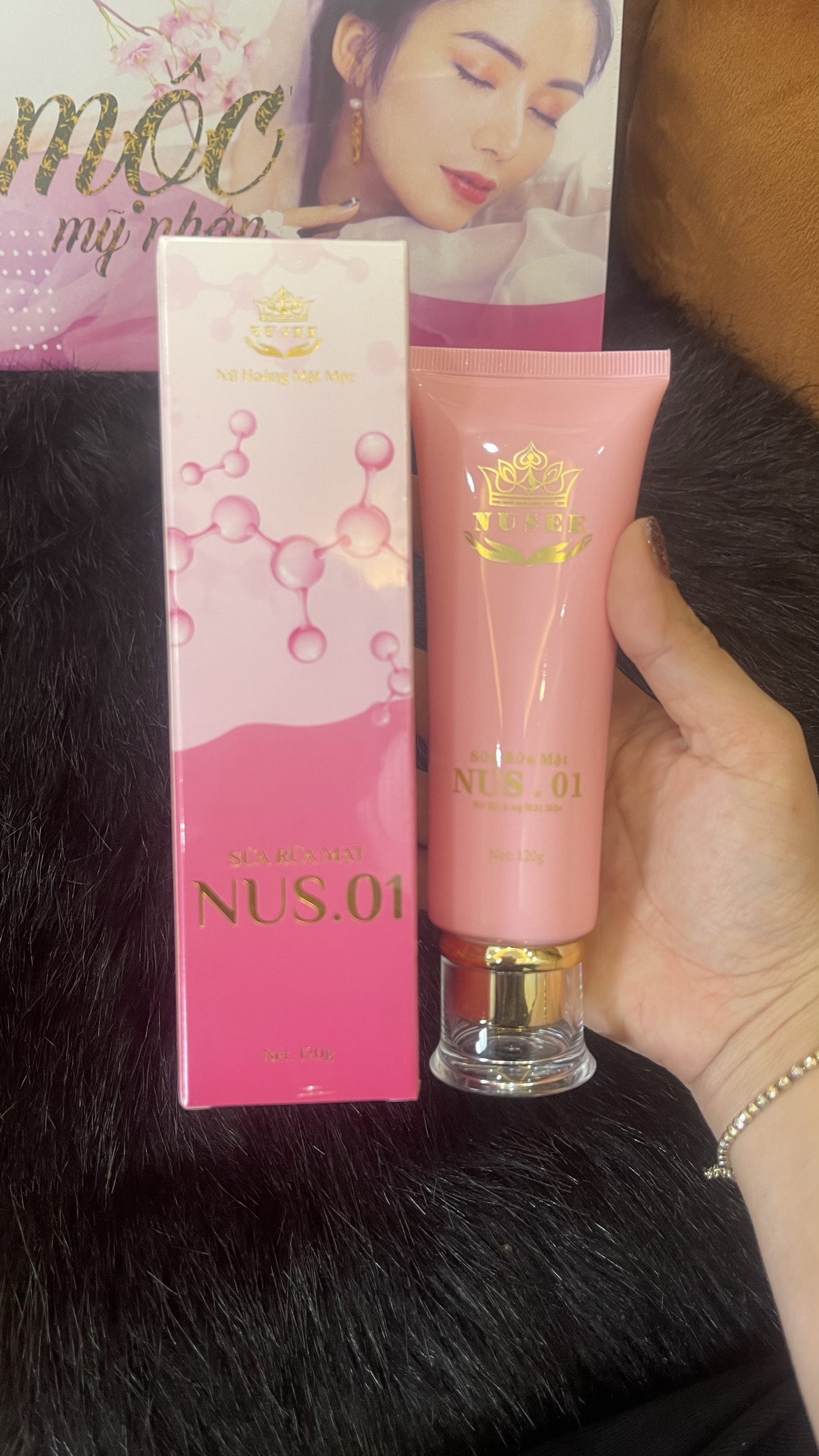 Sữa rửa mặt mộc mỹ nhân 120g