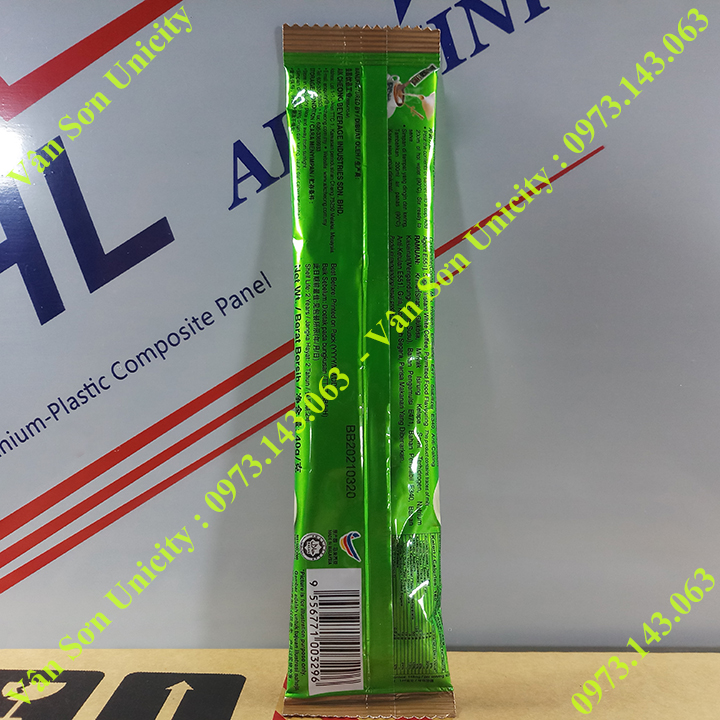 Cà phê trắng vị Hạt Phỉ (Hazelnut) Aik Cheong bịch 600g (15 gói dài x 40g)