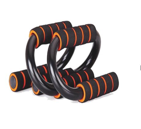 Dụng Cụ Tập Chống Đẩy Hiệu Qủa,(Bộ 2 Chiếc) Dụng Cụ Tập Hít Đất Bằng Thép Cao Cấp Hình Chữ S Nhỏ Gọn Chống Trượt