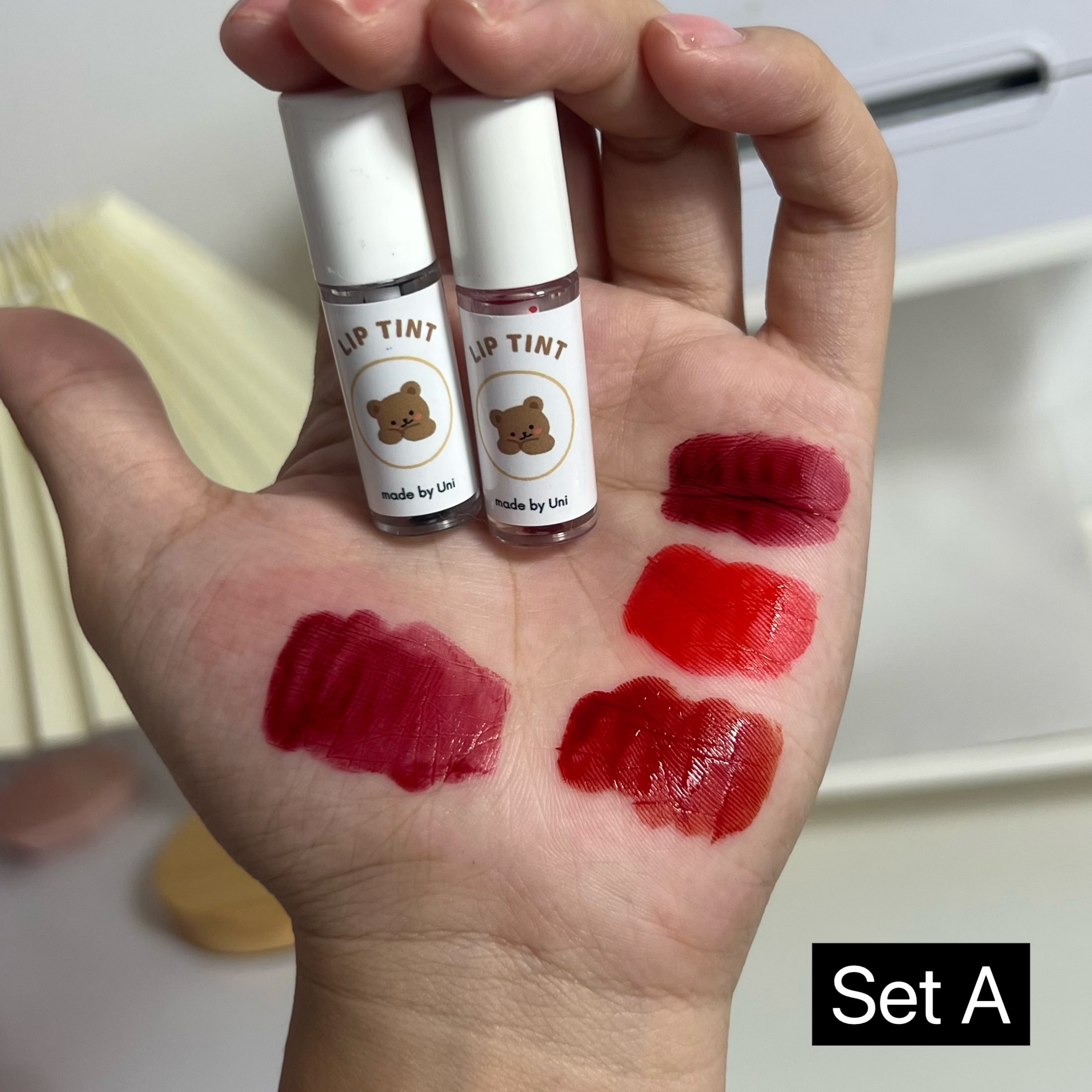 [FREESHIPMAX] Set 4 Son Tint Mini ( son tint nước ) - UniUni