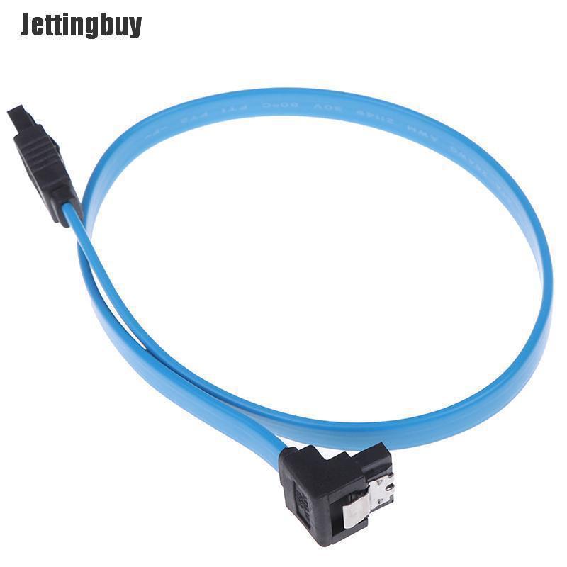 Cáp Máy Tính Jettingbuy SATA 3.0 III SATA3 6 Gb/giây SSD Dữ Liệu Ổ Cứng Cáp Góc Phải
