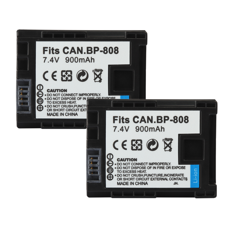 Máy ảnh pin bp-808 bp-809 bp-819 bp-827 bp808 bp 808 809 cho canon fs300 fs100 xa10 vixia hg20 hf21 hf s11 hf s10 hf11 900mah