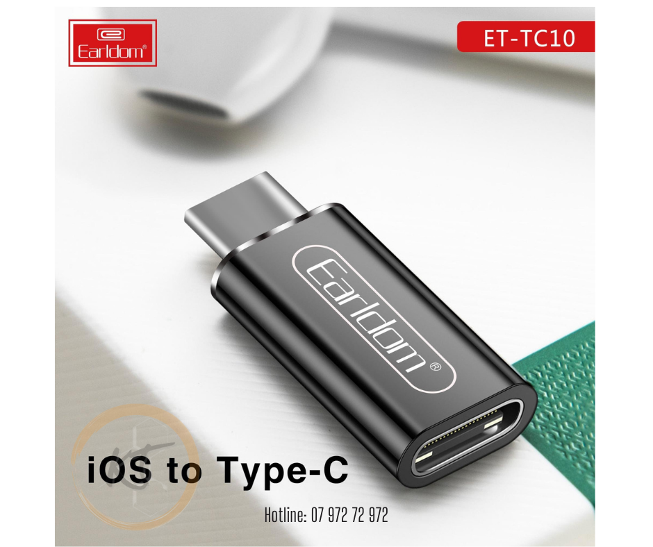 Jack chuyển Lightning sang TypeC Earldom ET TC10