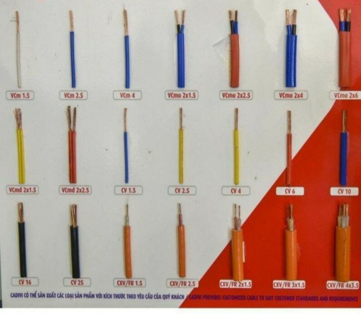 Dây điện 1.5 cadivi cuộn 100m