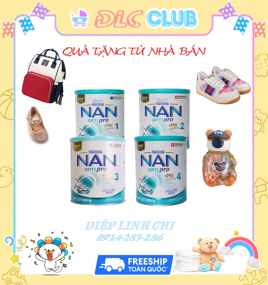 [Tặng Quà 25-29/2 ] Sữa Nan Nội Địa Nga Lon To 800g đủ số