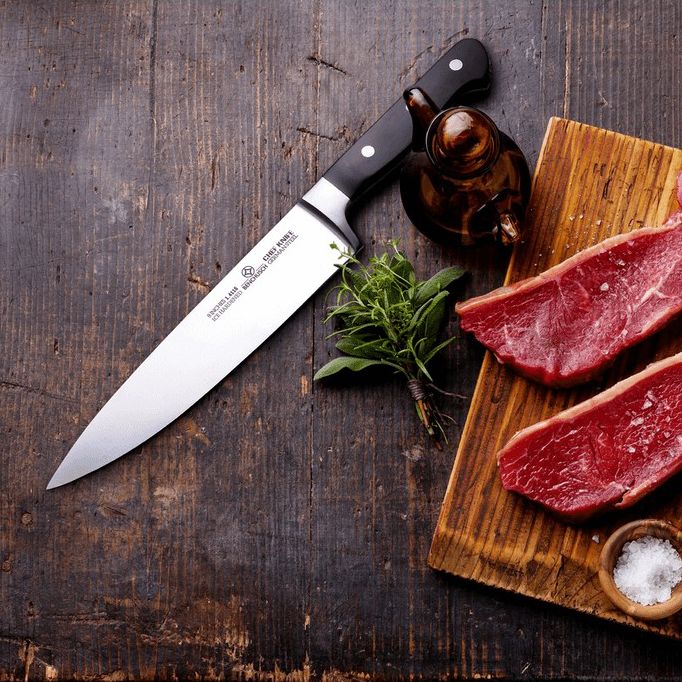 Benchusch Professional 8-Inch Chef Knife - Classic Series - German HC Steel with Full Tang Blade - Multi-Use for Slicing, Dicing, Chopping and Mincing Meat, Fish, Fruits, Vegetables