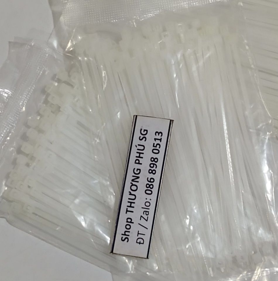 Dây rút nhựa dài 15Cm (Kích thước Rộng X Dài: 4mm X 150mm)