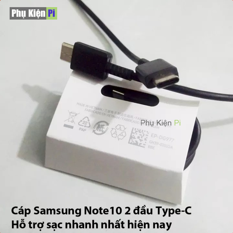 Dây Cáp Sạc Nhanh Type C To C SAMSUNG GALAXY NOTE 10 NOTE 10 PLUS