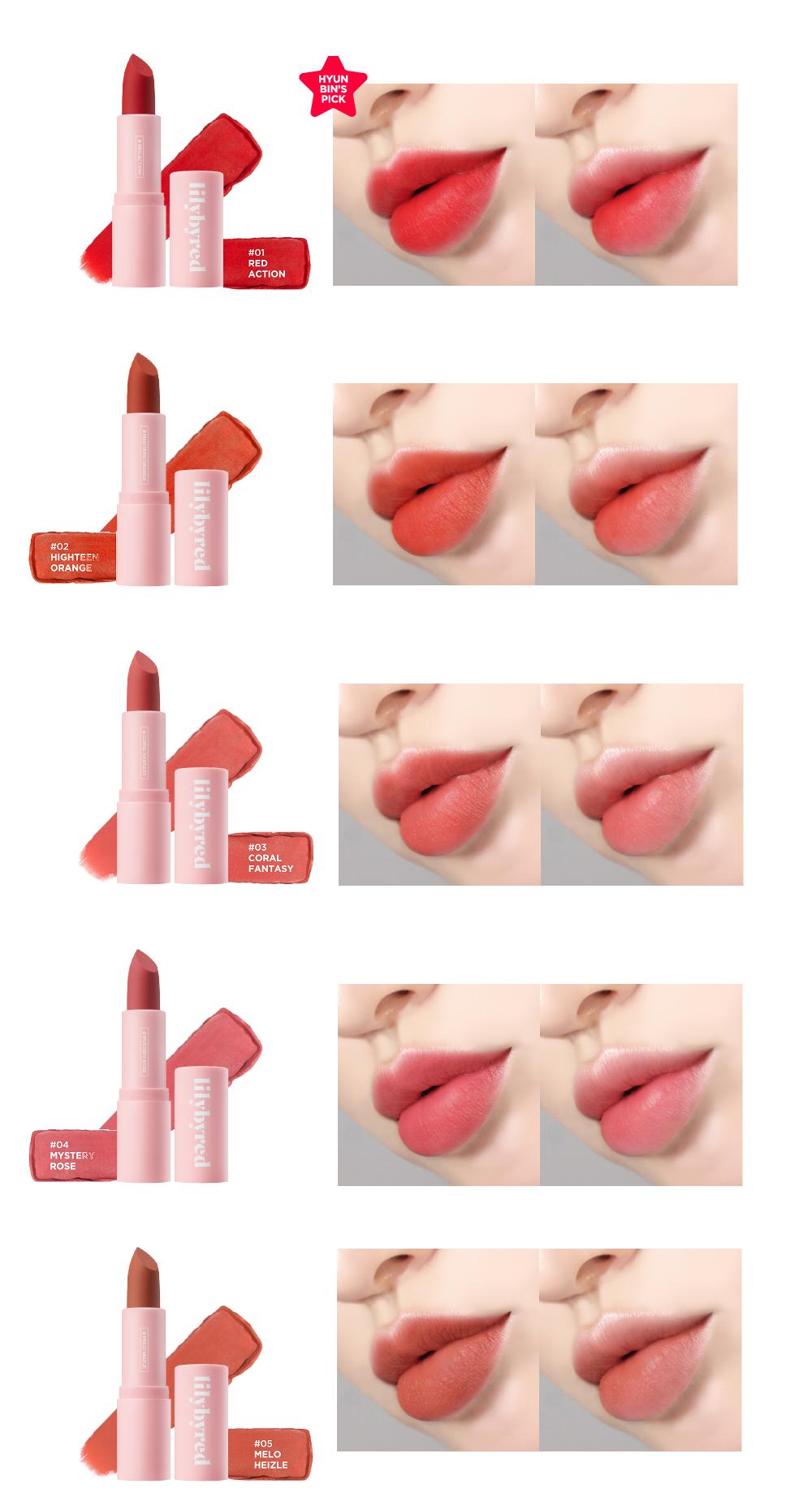 [HCM]Son Thỏi Lì Lilybyred Mood Cinema Matte Ending