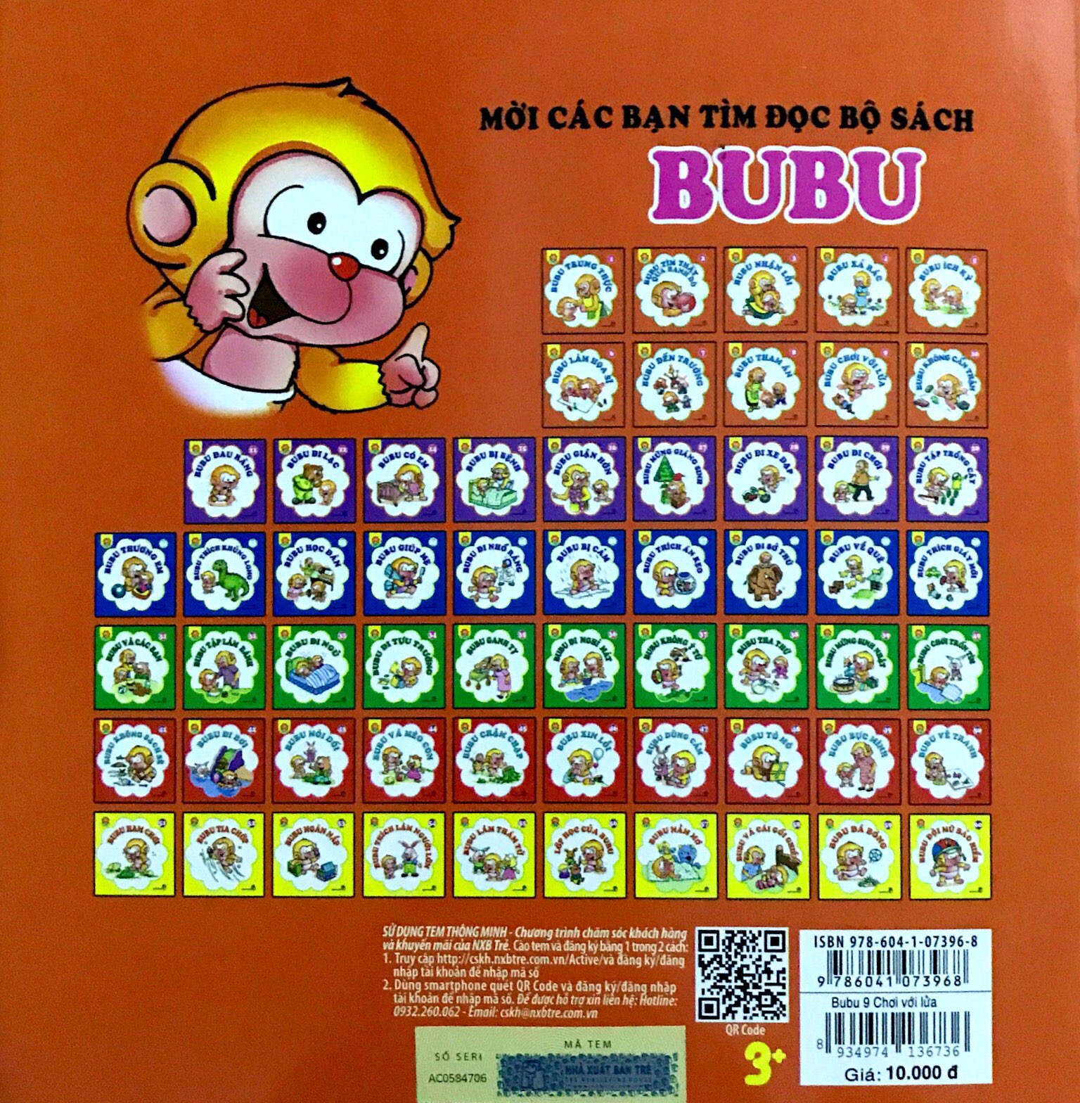 Fahasa - Bé Học Lễ Giáo - Bubu Tập 9 : Chơi Với Lửa (Tái Bản)