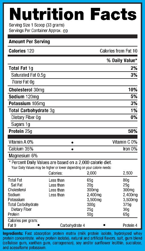 Sữa tăng cơ Iso HD bổ sung protein isolate chất lượng 5Lbs (2.3 kg)