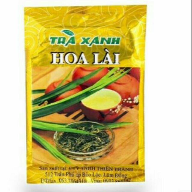 5 GÓI TRÀ XANH HOA LÀI 15G