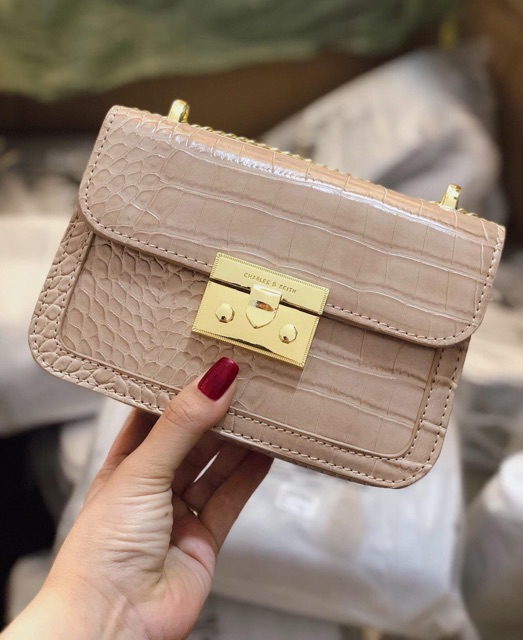 Túi hộp da rắn size 18 chất đẹp