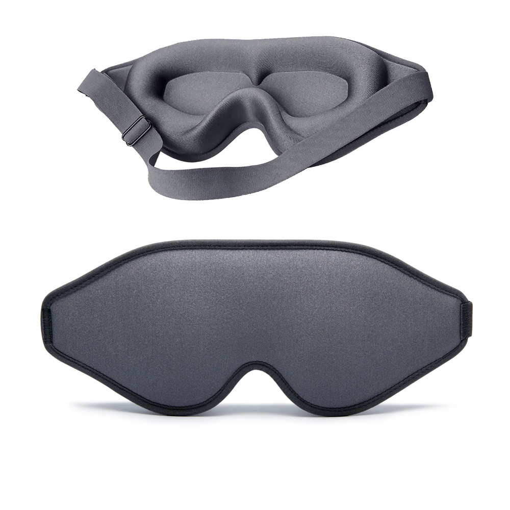 3D Mặt nạ ngủ tự nhiên ngủ mặt nạ mắt thoải mái ba chiều thiết kế bộ nhớ bọt mặt nạ Eyeshade đêm thoáng khí