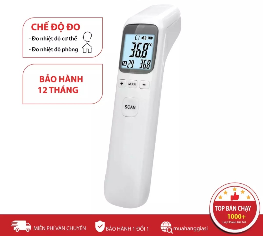 [BÁC SĨ KHUYÊN DÙNG] Nhiệt kế hồng ngoại - Nhiệt Kế Điện Tử Đo Trán Đa Năng Infrared CK-TT1803, công nghệ Nhật Bản độ chính xác cao, đo trong 1 giây- Máy đo nhiệt độ, Máy đo thân nhiệt bảo hành lỗi 1 đổi 1 toàn quốc