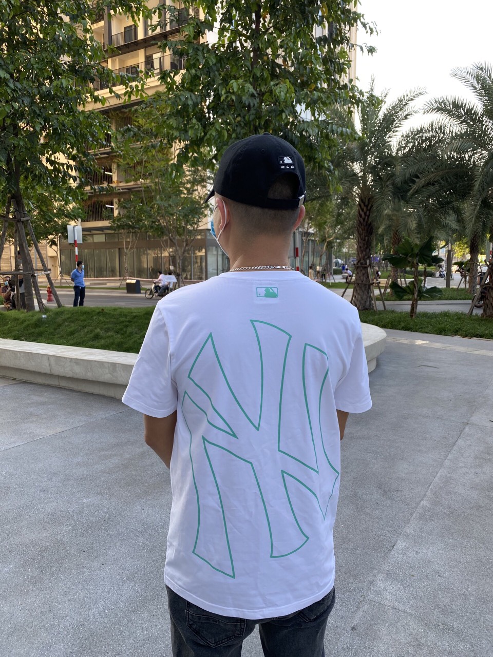 [FREESHIP MAX] Áo thun MLB NY áo phông MLB NY dáng Unisex (JUSTINSHOP.VN)