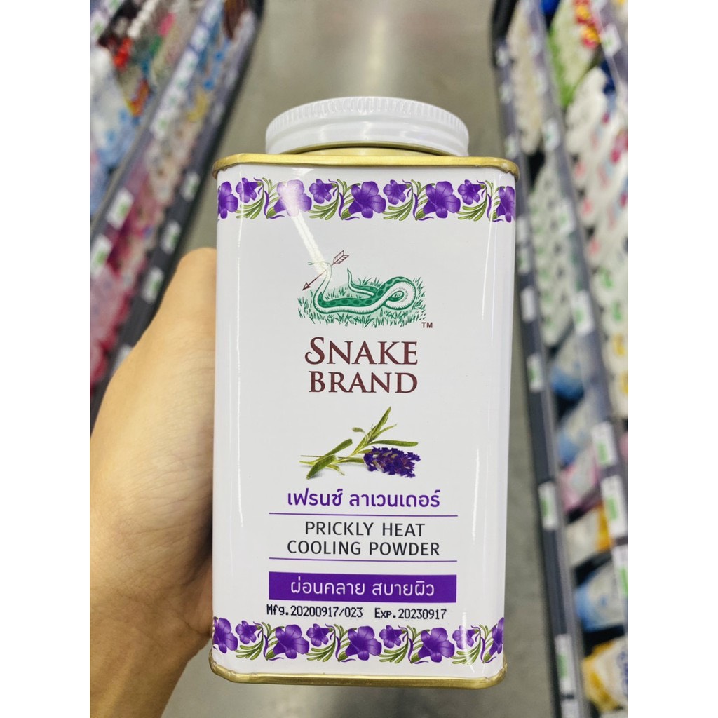 Phấn Rôm Lạnh Snake Brand Prickly Heat 140g Thái Lan