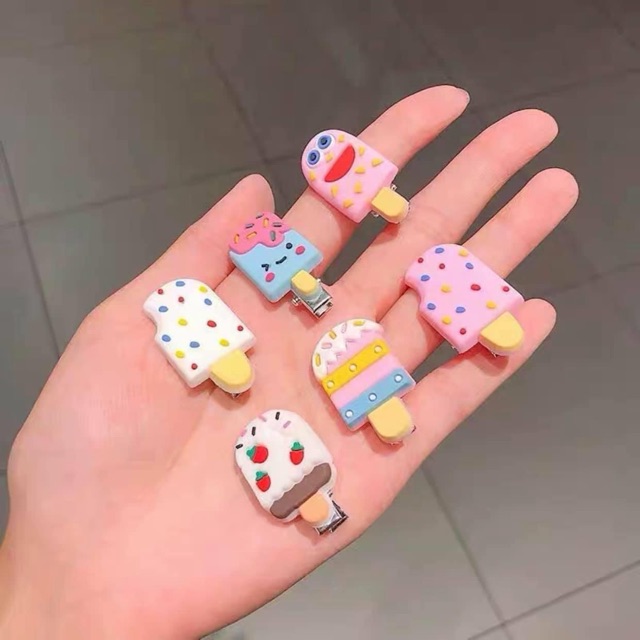 Vỉ kẹp tóc cute cho bé