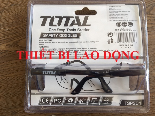 KÍNH BẢO HỘ LAO ĐỘNG TOTAL TSP301