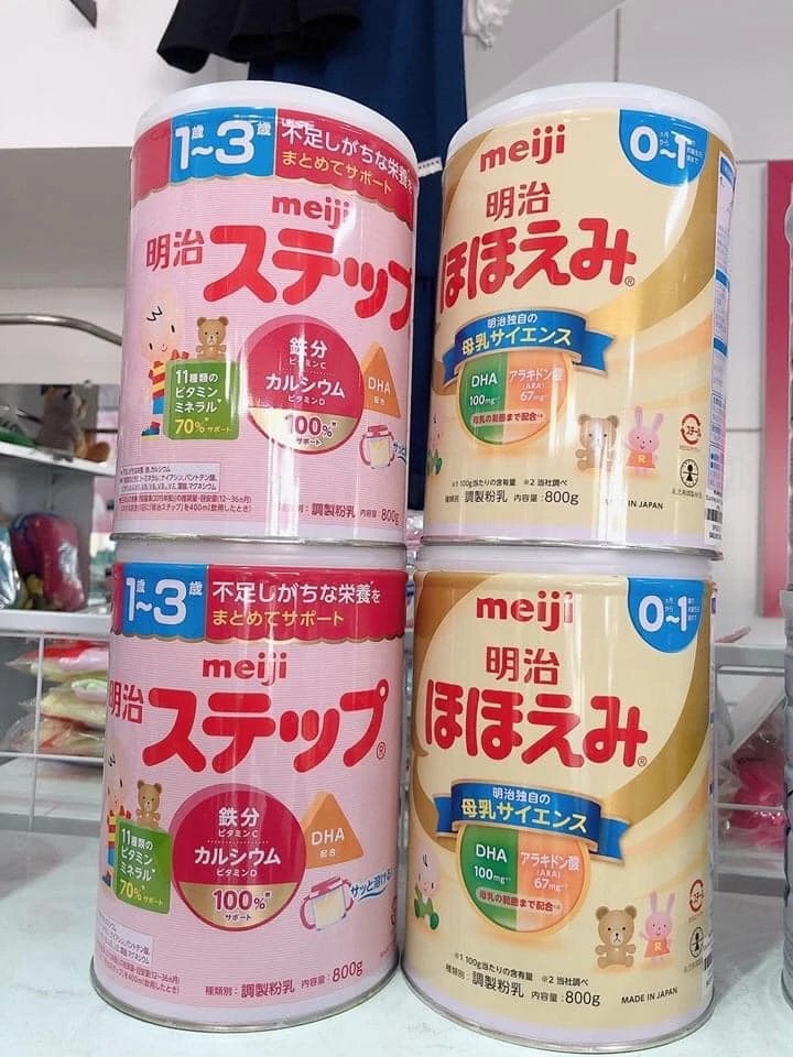 Sữa hộp Meji số 0 hàng Nhật nội địa 100%