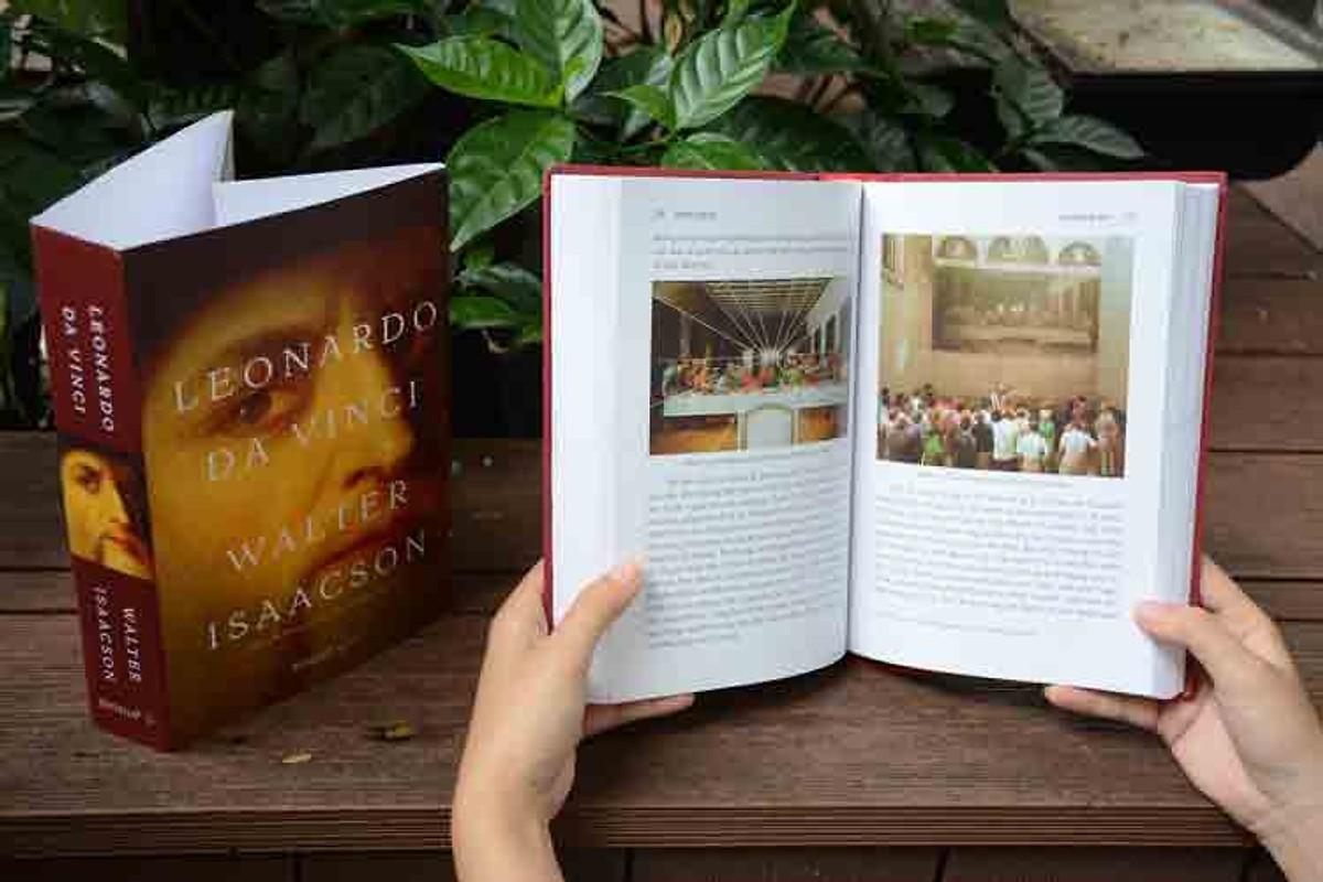 Sách - Leonardo da Vinci Walter Isaacson (bìa cứng)