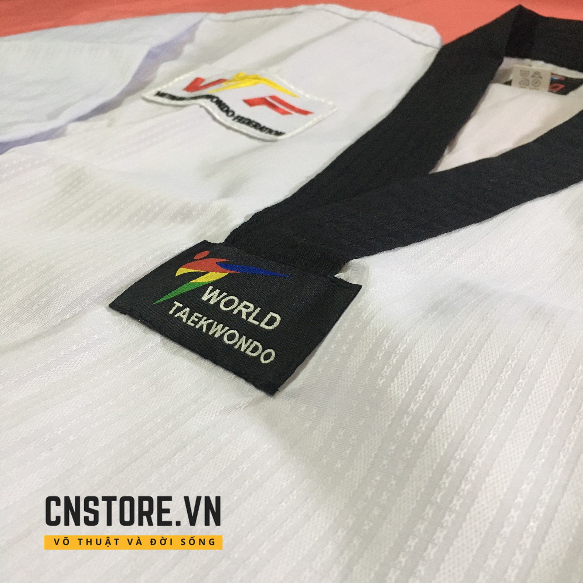 Võ Phục Taekwondo Cổ Đen Giá Rẻ