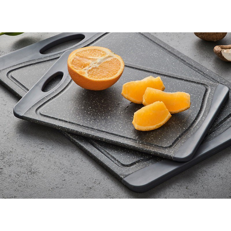 Thớt Nhựa Kháng Khuẩn Lock&Lock Black Marble CKD006 CKD007 CKD008 Màu Đen 3 Size S, M, L