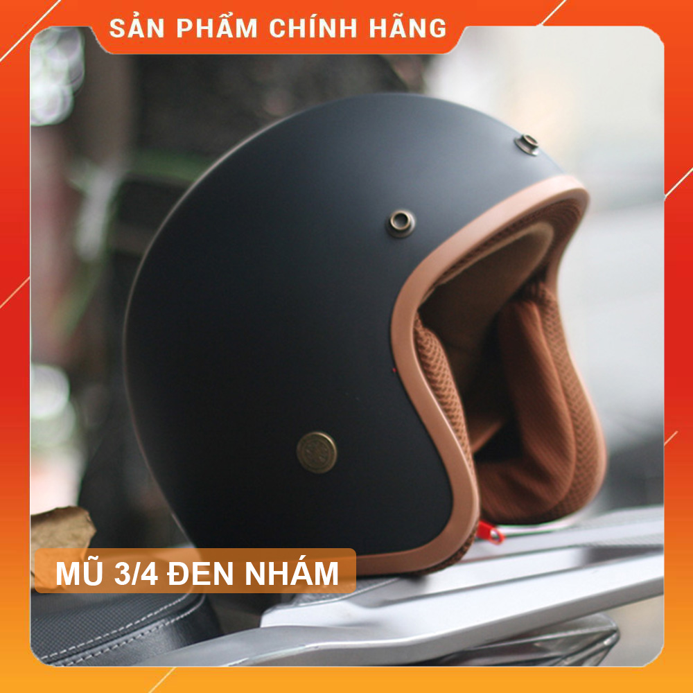 Mũ bảo hiểm 3/4 có kính phi công,uv tặng kèm sticker,nón bảo hiểm 3 4 có kính đi phượt cực chất,thế giới mũ bảo hiểm