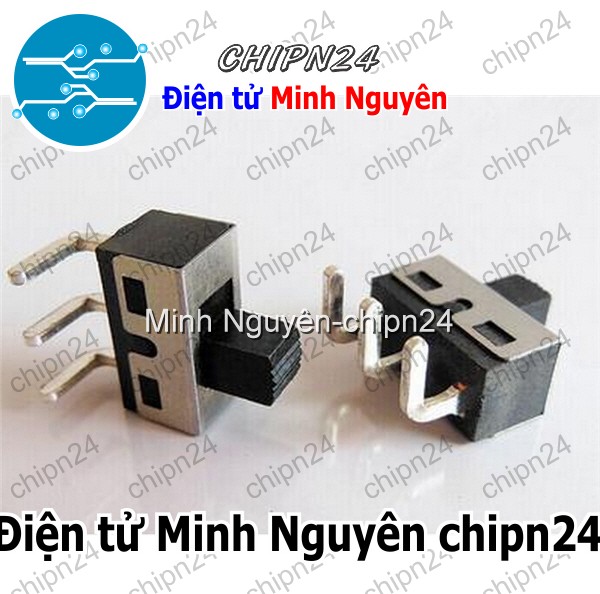 [5 cái] (K88) Công Tắc Gạt SS12D06 4.7MM (3 chân 2 vị trí Thẳng) - HH003331