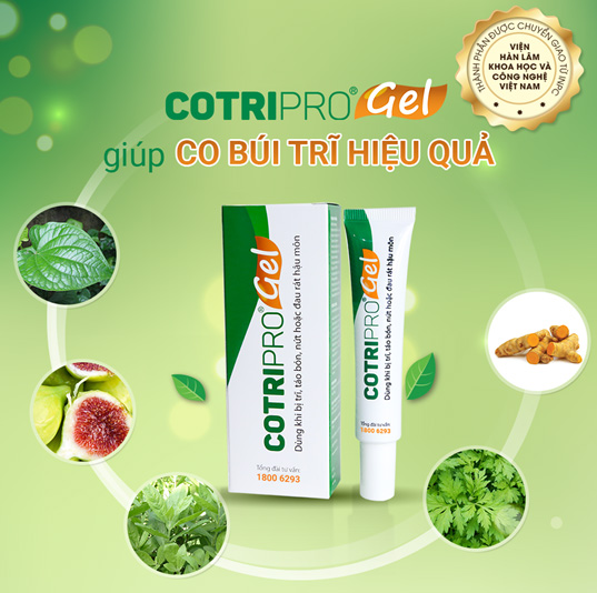COTRIPRO GEL BÔI TRĨ 25G