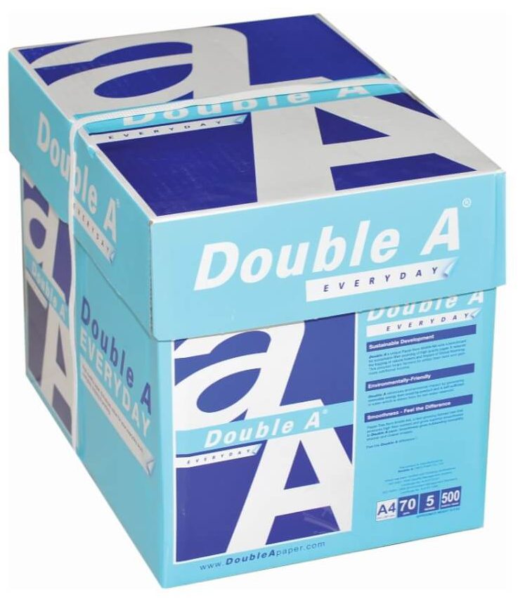 Giấy A4 Double A 70 GSM (500 tờ/gsm)