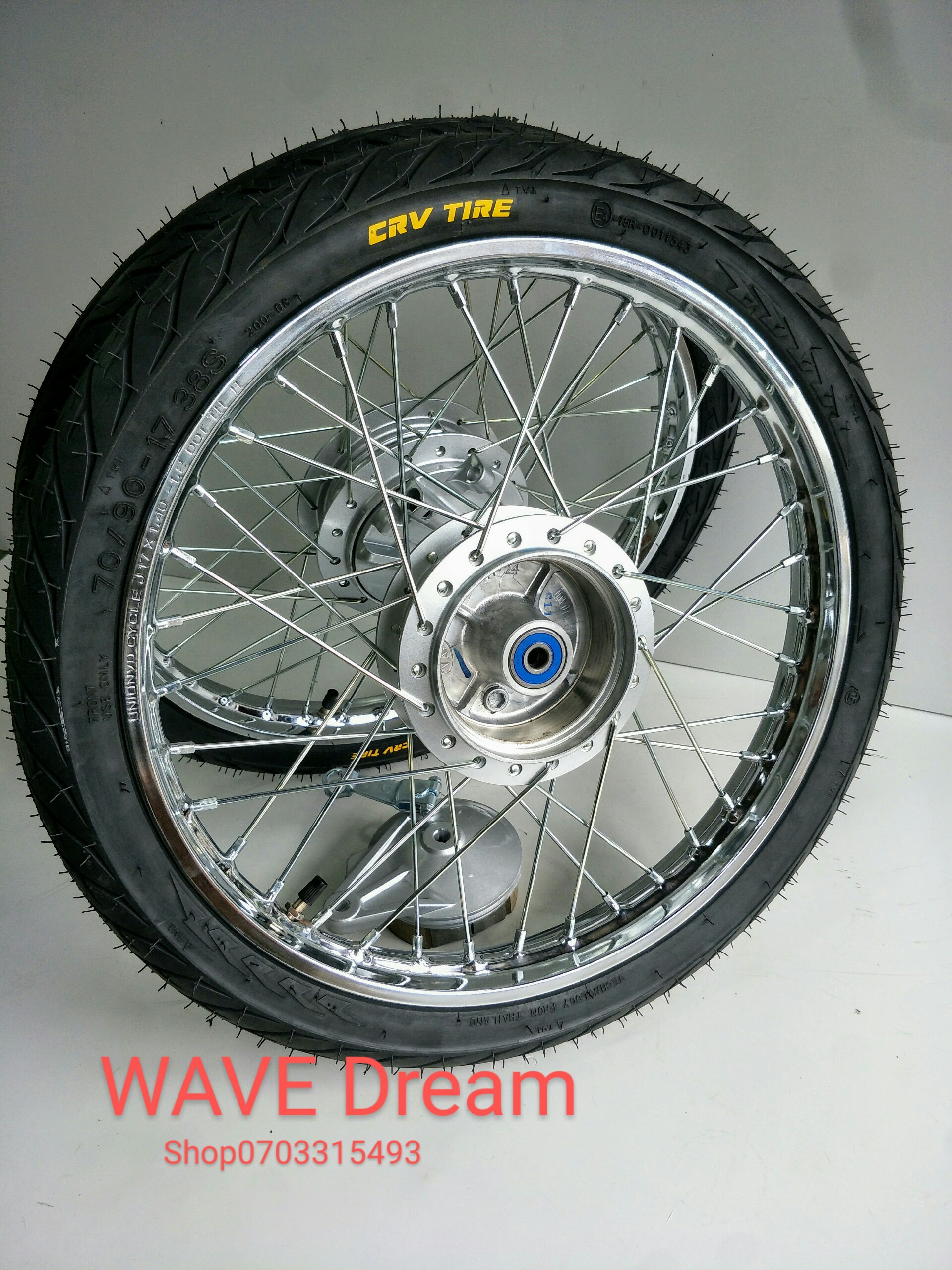 Combo bánh căm WAVE Dream về xỏ cốt là chạy