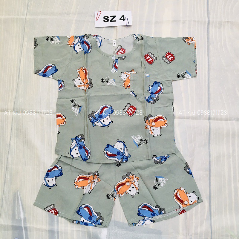 Bộ lanh tole bé trai mặc mát size 5-30kg