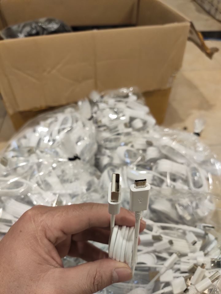Cáp sạc nhanh chân cắm USB- micro Samsung zin