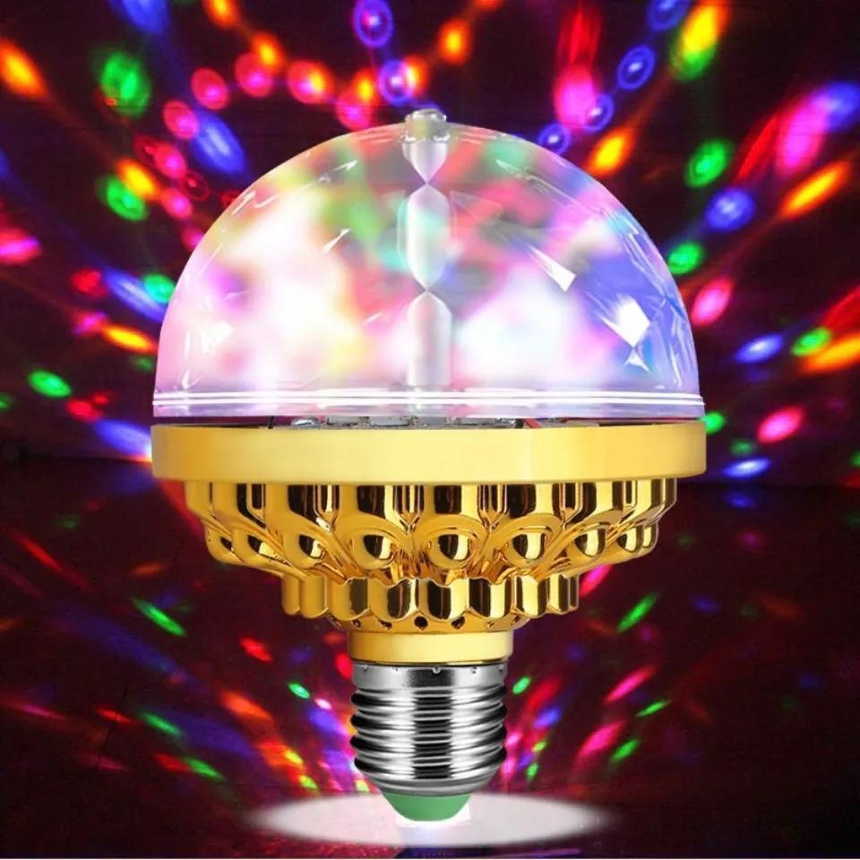 Đèn xoay nhiều màu đèn trang trí pha lê magic bubble ktv đèn flash led đèn sân khấu phòng