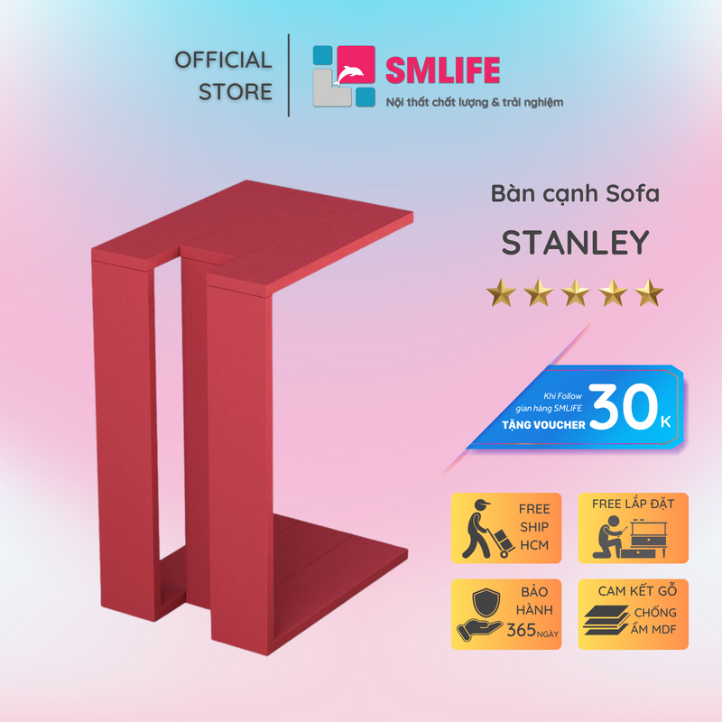 Bàn cạnh sofa SMLIFE Stanley